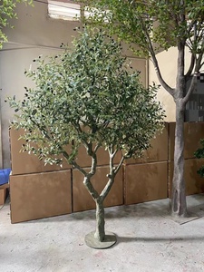 D50 Tùy chỉnh cao mô phỏng trong nhà ngoài trời trang trí thường xanh khổng lồ nhân tạo Cây Ô Liu - Product Image 4