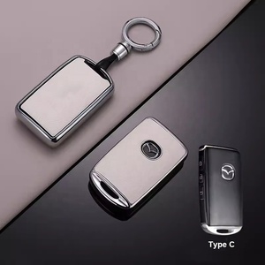 Элегантный сублимационный кожаный чехол для ключа автомобиля <span class=keywords><strong>Mazda</strong></span> Mazda3 6 Axela Atenza CX4 CX5 CX30 CX50 Автоаксессуары - Product Image 6