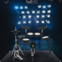Hailun WD-09 Instrument de percussion électronique pour grosse caisse électrique avec têtes de batterie