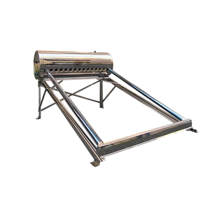 Chauffe-eau <span class=keywords><strong>solaire</strong></span> non pressurisé en acier inoxydable 150L, collecteur à tubes sous vide de 7 cm de largeur, type cadre arqué, pour usage domestique extérieur - Product Image 1