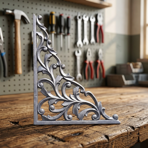 Soporte de aluminio con diseño de espiral, protector de esquina de hierro fundido para vallas, para balcones, porches y aleros de villas de lujo, moderno y resistente al agua - Product Image 2