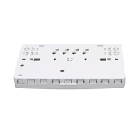 Mini boîtier mural FTTH pour fibre optique, 2, 4 ou 8 ports, anti-vol, pour intérieur