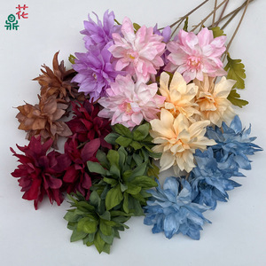 Fleurs artificielles en soie, orchidées gaufrées et modelées, décorations de mariage réalistes pour les allées et les marqueurs de salle - Product Image 4