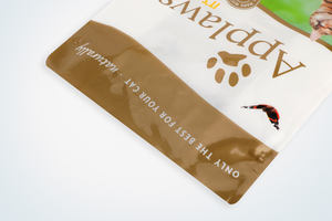 Sac d'emballage de nourriture <span class=keywords><strong>pour</strong></span> animaux de compagnie, impression personnalisée, fermeture éclair, Stand up, chat, <span class=keywords><strong>chien</strong></span>, papier d'aluminium, plastique coloré - Product Image 5