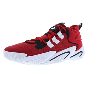 Scarpe da basket unisex Adidas SM BYW Select NCAA Rosse Bianche Nere - Product Image 1
