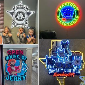 Tùy chỉnh Neon biểu tượng dấu hiệu, cá nhân Led biểu tượng kinh doanh tường dấu hiệu với UV tùy chỉnh Glow hình ảnh logo cho studio Spa Nail Bar cửa hàng - Product Image 4