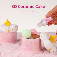 Moderne keramische potjes met sojawas geurkaarsen, handgemaakt, fruitgeur, cadeauverpakking, premium huisdecoratie, cadeaus voor Diwali, Pasen, Kerstmis