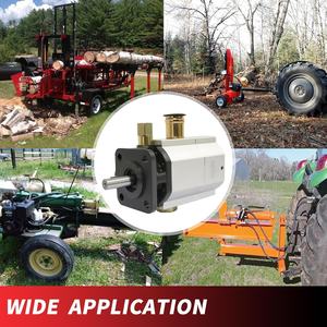 Bomba hidráulica para rajadora de leña, 16 GPM, bomba de engranajes de 2 etapas HI/LO con 3000 PSI, 3600 RPM, aluminio, eje con chaveta de 1/8 pulgadas para rajadoras de leña - Product Image 6