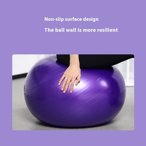 Dày Frosted Pvc Yoga Bóng Biểu Tượng Tùy Chỉnh Phòng Tập Thể Dục Tập Thể Dục Bóng 55Cm 65Cm 75Cm Tập Thể Dục Thể Thao Hàng Hóa Cho Pilates Yoga Tập Thể Dục Người Đàn Ông - Product Image 3