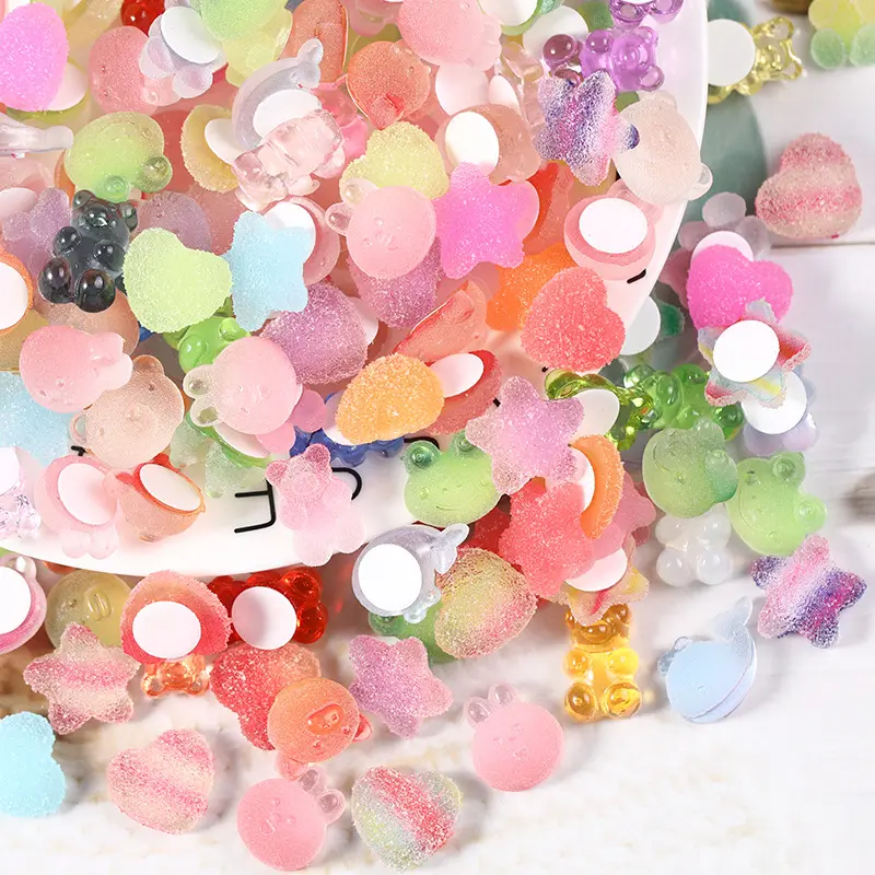 Kids Fashion Cabochons Mixed Sweets Resin Charms DIY DollHouse Crafts Making Refrigerator Sticker Mobile Phone Sticker