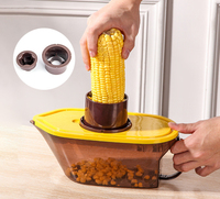 KINGWISE 12 pièces Coupe-légumes multifonctionnel avec boîte cadeau, extracteur de jus rotatif, râpe, trancheuse et bac de drainage en acier et plastique