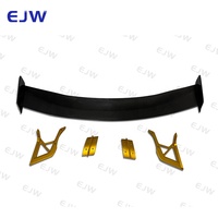 Aileron arrière double pont en fibre de carbone véritable pour Ford Mustang 2024, style Shelby modifié