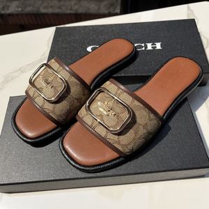 <span class=keywords><strong>Sandali</strong></span> Estivi Slip-On Casual da Donna, Scarpe Traspiranti <span class=keywords><strong>di</strong></span> Design alla Moda, Trend per Ufficio con Punta Quadrata e Suola Piatta - Product Image 1