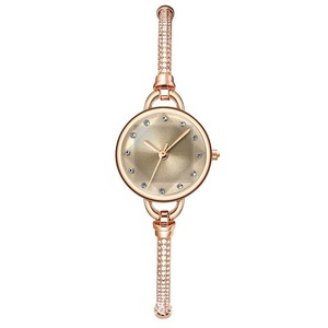 Small Women's Elegant Rose Gold Stainless Steel Bracelet Wristwatch High Quality Fashion Movement Alloy <b>Case</b> Quartz <b>Watch</b> - Product Image 6