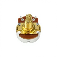 Potentiomètre à axe en cuivre A500k B250k, peut remplacer le bouton de volume et le bouton de tonalité de guitare électrique et de basse CTS