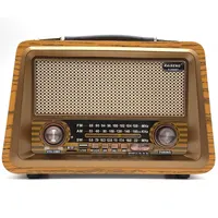 R-2066BT Antique Wood Music Box, HQ Sound, FM, AM, Sw