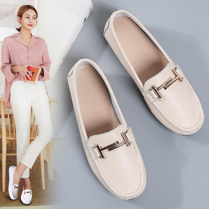 Zapatos Planos de Cuero para Mujer, Primavera 2026, Casuales, Versátiles, con Suela Suave, para Mujeres Embarazadas y Madres - Product Image 2