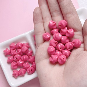 Accesorios para Teléfonos Móviles Hechos a Mano para Mujer, Marca <span class=keywords><strong>CIFU</strong></span>, Cuentas de Plástico Acrílico Lucite Multicolor de 13mm con Forma de Estrella, para DIY - Product Image 3
