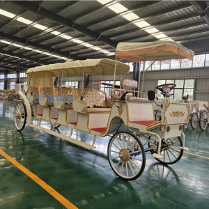 Carruaje de Caballos Eléctrico de Lujo para Turismo Victoriano, 4+1 Filas, para Parques Ecuestres, Precio de Fábrica - Product Image 6