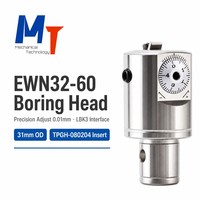 Tête de perçage de précision à micro-réglage MT EWN - Barre de perçage réglable de haute précision pour centre d'usinage CNC - Machine à percer
