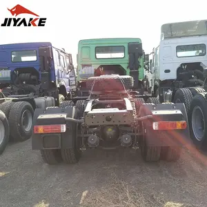 Truk traktor truk Trailer Howo bekas, harga murah pabrik 6x4 keadaan baik truk kepala traktor 10 12 otomatis kiri