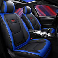 Fundas de Asiento de Coche Universales de Cuero PU 2023, para Passat A5 M3 Polo Golf X5 y Touareg, Juego Completo para Todas las Estaciones