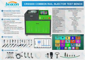 CRS5000 Elektronisches Hochdruck-Piezo-Injektor prüfgerät mit 2400 bar Common-Rail - Product Image 4