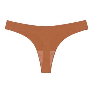 Nouveauté 2024 Tangas et Strings pour Femme en Soie Glacée, Sans Couture, Effet Invisible, Personnalisables (Logo Lettre), Marque Privée, Culotte Bikini - Product Image 4