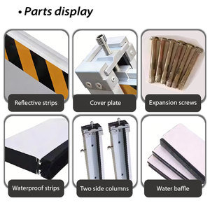 Barriera Anti-Allagamento in Acciaio Inox e Lega di Alluminio Riflettente per Garage Domestico, Installazione Rapida, Capacità di Carico 500 lb - Product Image 5