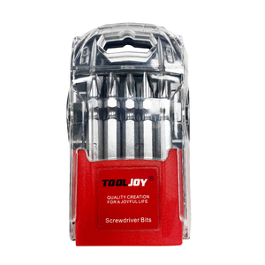 Tooljoy Bộ 10 mũi khoan ốc vít tác động CRV S2 65mm mũi khoan lục giác Ph2 SL6 - Product Image 1