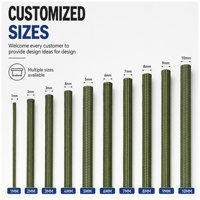 Cordon de parachute double en nylon/polyester réfléchissant, 13 brins, 750 livres, 4 mm, 32 fils, haute résistance pour le camping, la pêche, la randonnée