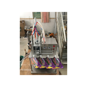 Machine de remplissage, scellage et bouchage personnalisée pour sachets Doypack à bec verseur, machine de remplissage de sachets à bec verseur pour pâtes - Product Image 6