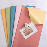 Papier d'emballage pour fleurs fraîches, imperméable, multicolores, pour bouquets de fleuristes, papier d'emballage pour cadeaux