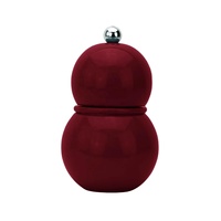 Ensemble moulin à sel et à poivre Houselin Mini en bois massif le plus populaire avec bouton rotatif, durable, lavage à la main uniquement, pour la cuisine