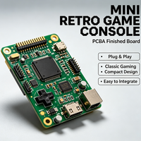 Console de jeu rétro miniature personnalisée, unité PCBA finie, lecteur de jeu portable, assemblage de carte de circuit imprimé, OEM ODM, carte mère de jeu