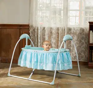 婴儿秋千自动电动婴儿蹦床婴儿床摇篮新生儿摇篮自动电椅和睡眠摇篮