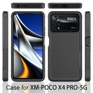 Housse de protection de voile TPU + PC, étui de téléphone portable anti-chute à quatre coins pour Xiaomi POCO X4 Pro 5G <span class=keywords><strong>Redmi</strong></span> 10AC - Product Image 2