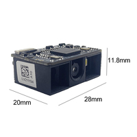 Module de lecteur de codes à barres à matrice de données 2D haute vitesse écran LCD automatisation industrielle moteur de codes à barres filaire Mini Scanner de Code Compact