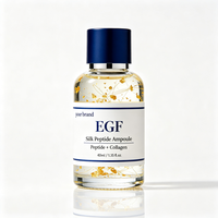 Ampoule visage au peptide de soie EGF, soin coréen pour la peau, marque privée, raffermissant, lissant, traitement quotidien, réparation, anti-âge, sérum pour le visage