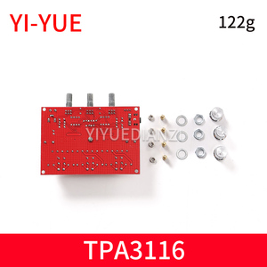 Hifi lớp TPA3116D2 khuếch đại kỹ thuật số Board <span class=keywords><strong>2.1</strong></span> kênh 2*50W + 100W loa siêu trầm chạy mô-đun 12V24V - Product Image 4