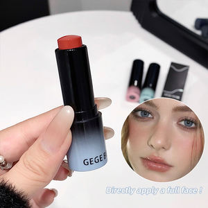 Goge Bearデュアル目的の唇とチークバーム保湿光沢のある口紅カラーレンダリング長持ち光沢のある口紅の色合い - Product Image 4