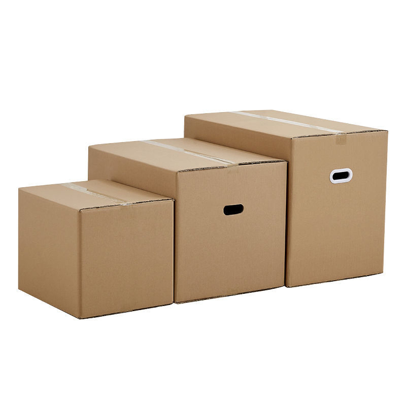 Carton Paper Box Brown Corrugated Packaging Box for Shipping and Moving