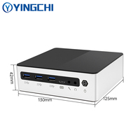 Mini PC Industrial YINGCHI con Doble LAN, HD, DP, I5 1235U/i7 1255U, Múltiples Puertos USB, Microcomputadora, Router, Firewall, Mini PC de Escritorio