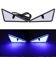 Universel 12V Led Moto Systèmes D'éclairage Triangle Diable Aigle Yeux Lumière pour Voiture Accesorios Para Moto Moto Lumineux