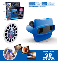Vente en gros d'usine Viewmaster Jouet 3D Stéréo Reel Viewer Enfants Science Education Jouets 3D Photo Slide Viewer Pour Enfants