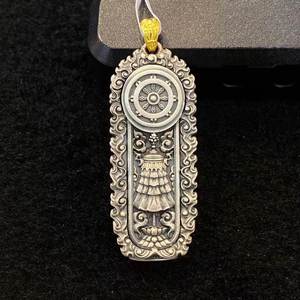 Chinese Blessing Enamel Zaki Ram Guardian Buddha Pendant for Men Personalized Amulet Necklace Male Sweater <b>Chain</b> Accessories - Product Image 2