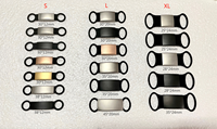 Plaques d'identification personnalisées pour animaux de compagnie, gravées double face, durables, design classique, en aluminium, taille moyenne, carrées, luminescentes dans le noir, pour collier de chien