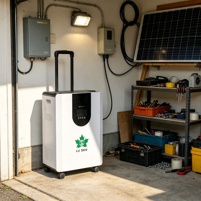 4000Wh LiFePO4 All-in-One Solar Generator 3000W, APP Monitor, Multi Charging Modes Outdoor Energy Storage