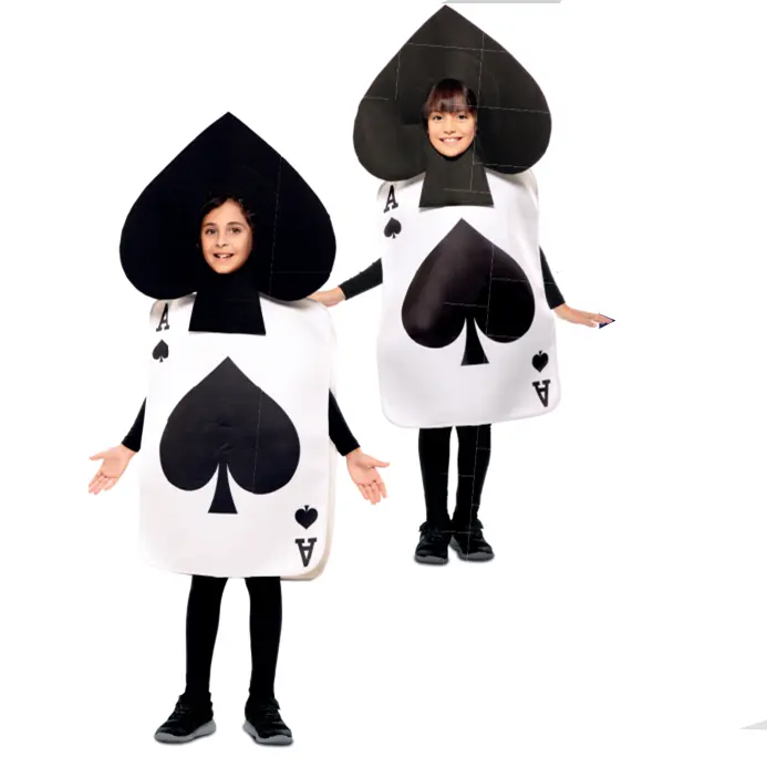 Funny Tunic Halloween Party Role Play Poker Ace of spades Costume party carnival foam cosplay costume