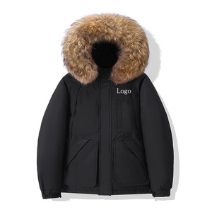 Chaqueta acolchada de invierno frío para hombre, ligera, brillante, transpirable, con cuello levantado, diseño Reversible - Product Image 1